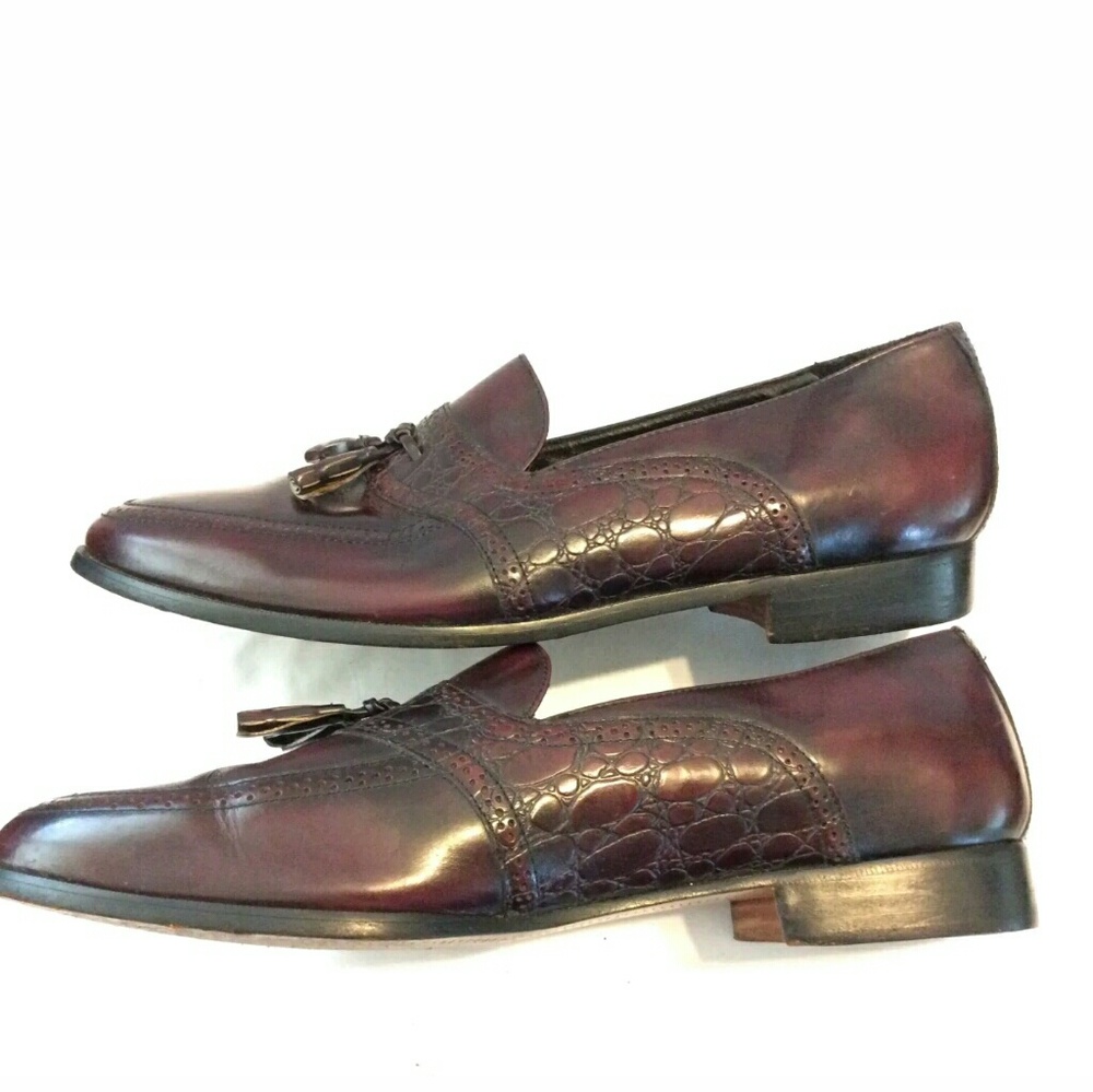 Stuart McGuire Shoes~Size 13 D~Leather Burgundy